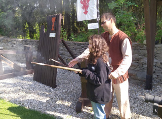 děti na hradě Bouzov