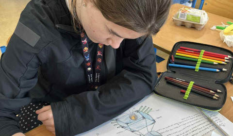 žáci běhe projektového dne