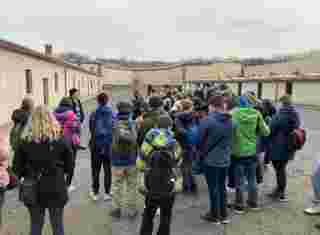 Žáci v Památníku Terezín