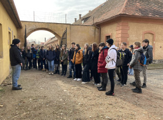 Žáci v Památníku Terezín
