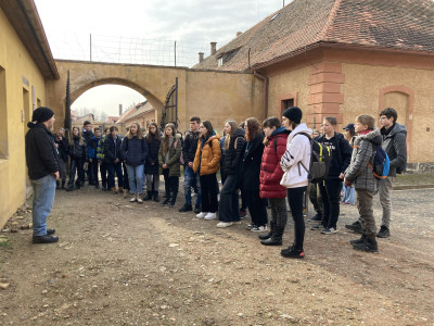 Žáci v Památníku Terezín