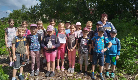 skupinové foto dětí