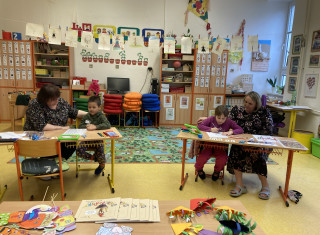 děti u zápisu do 1. třídy