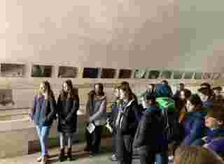 Žáci v Památníku Terezín