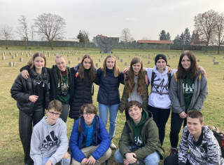 Žáci v Památníku Terezín